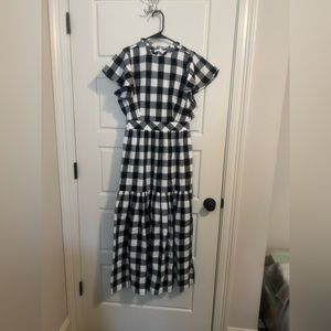 Express checkered dress